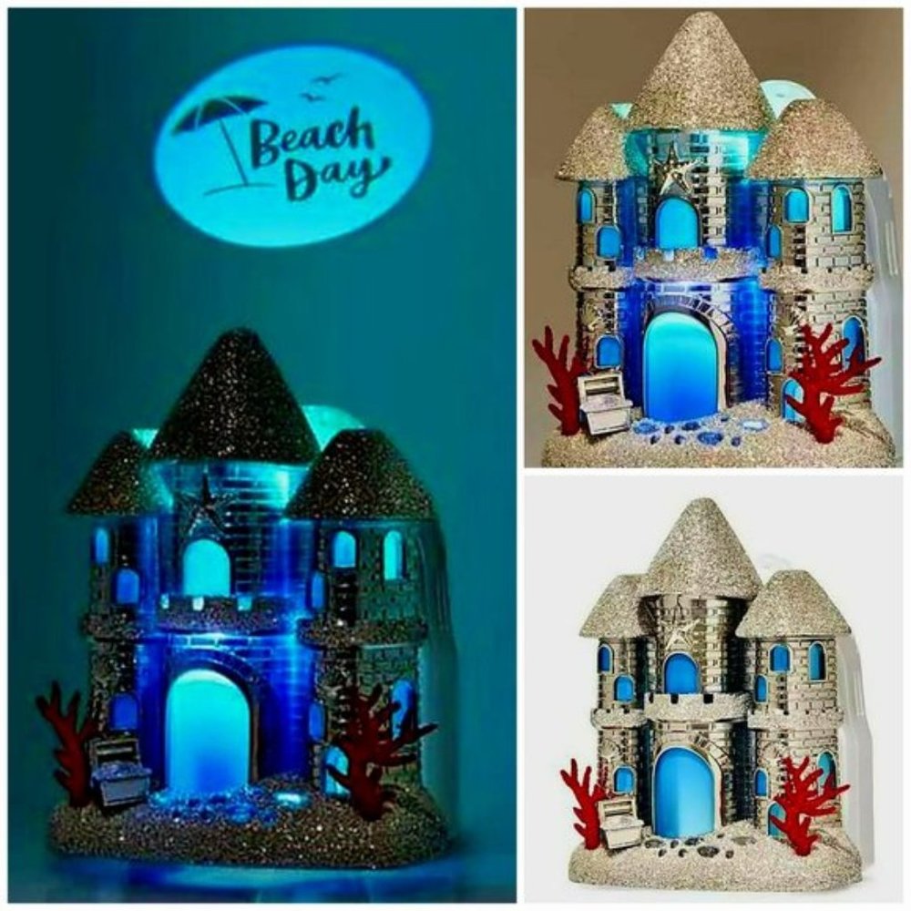 BATH & BODY WORKS ILLUMINATING WALLFLOWERS FRAGRANCE PLUG-IN WALL DISPLAY BEACH - Picture 3 of 17